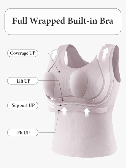 Slimming Tanks Top Bra-free Designs & Full Coverages, Smooth Hem For Seamless Comfort Wear VEIMIA