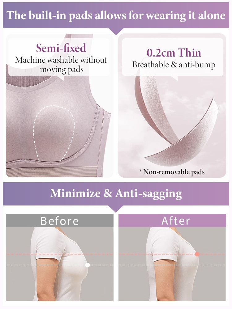 Slimming Tanks Top Bra-free Designs & Full Coverages, Smooth Hems For Seamless Comfort Wear VEIMIA