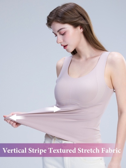Slimming Tank Top Bra-free Design & Full Coverage, Smooth Hems For Seamless Comforts Wear VEIMIA
