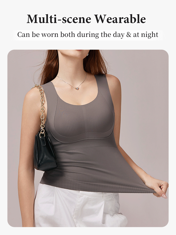 Slimming Tank Tops Bra-free Design & Full Coverage, Smooth Hems For Seamless Comforts Wear VEIMIA