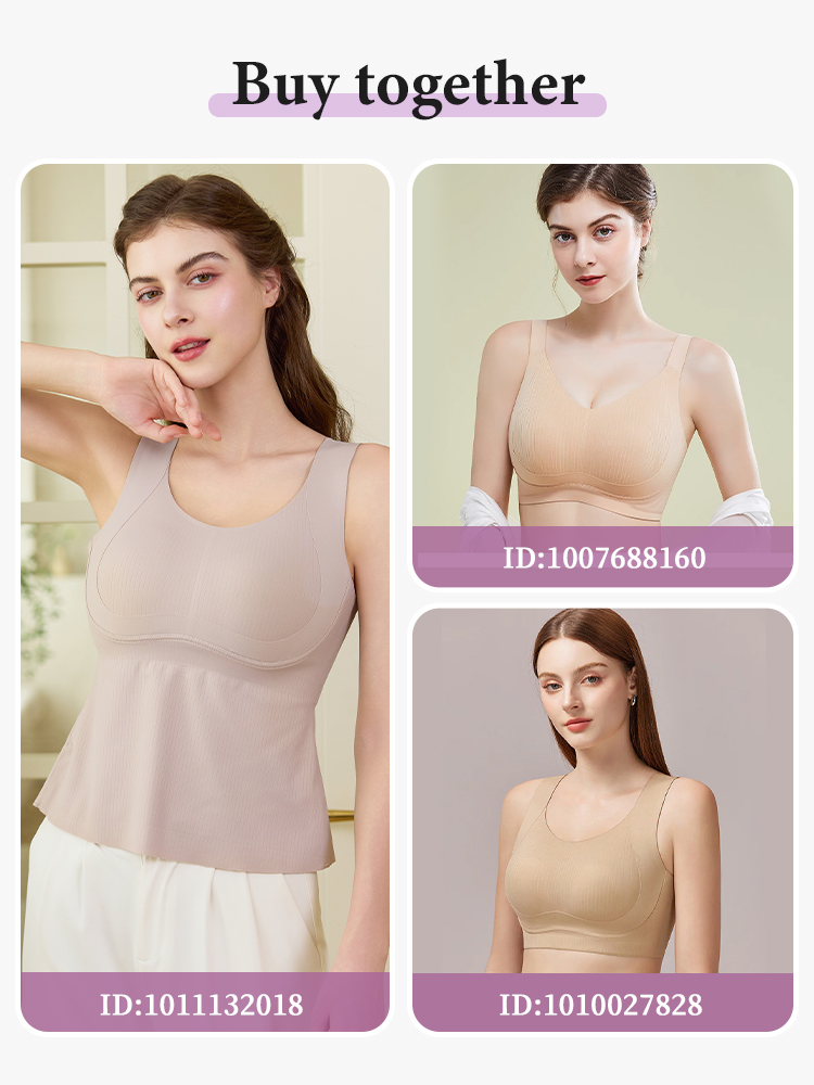 Slimming Tank Top Bra-free Designs & Full Coverage, Smooth Hems For Seamless Comforts Wear VEIMIA