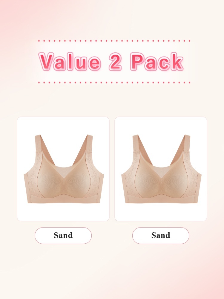 Value 2 pack sand minimizer bras with wide straps VEIMIA