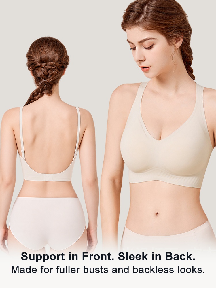 VEIMIA Smooth Seamless Bra With Bust-shaping Support, Side-smoothing Fit & Cooling Comfort