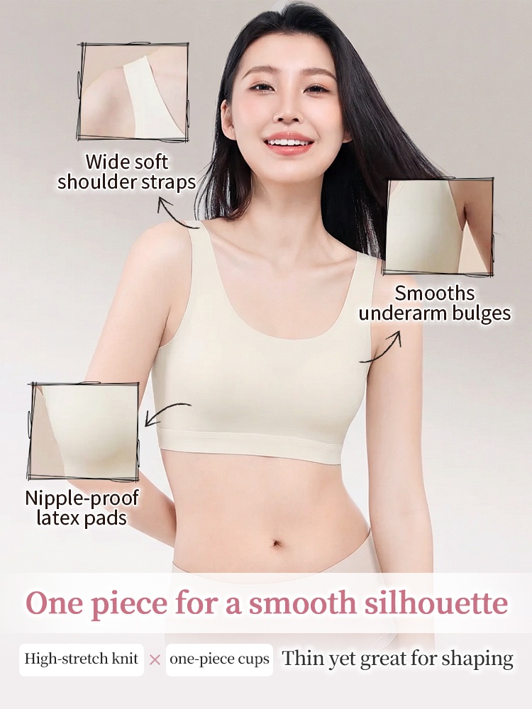 Smoothing Seamless Bra With Flattening & Minimizing Fit, No Line & Airy Comfort VEIMIA