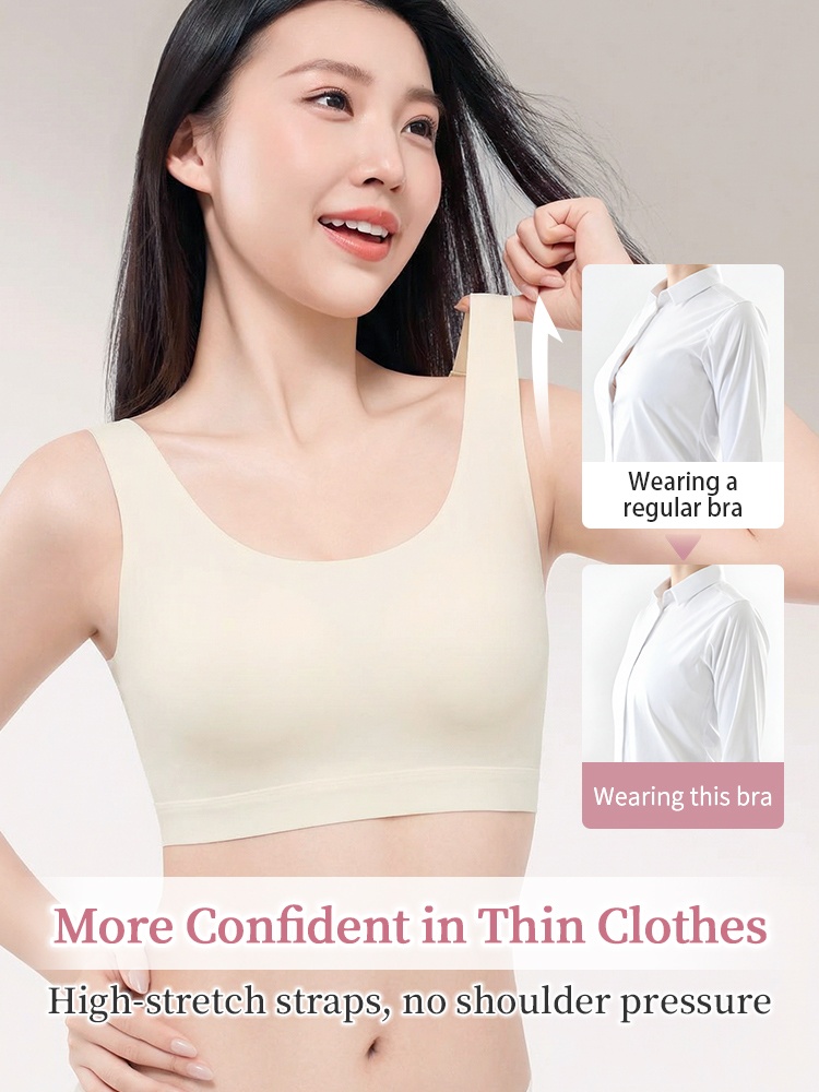 Smoothing Seamless Bra With Flattening & Minimizing Fit, No Marks & Airy Feel VEIMIA