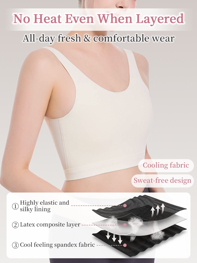 Smoothing Seamless Bra With Flattening & Minimizing Fit, No Marks & Airy Feels VEIMIA