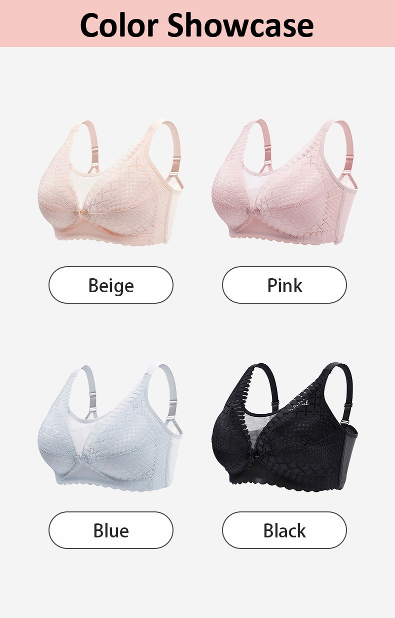 Soft Nursing Bra Front Closure For Easy Breastfeeding, Pre- & Post-natal Usable & Anti-sagging Lift VEIMIA