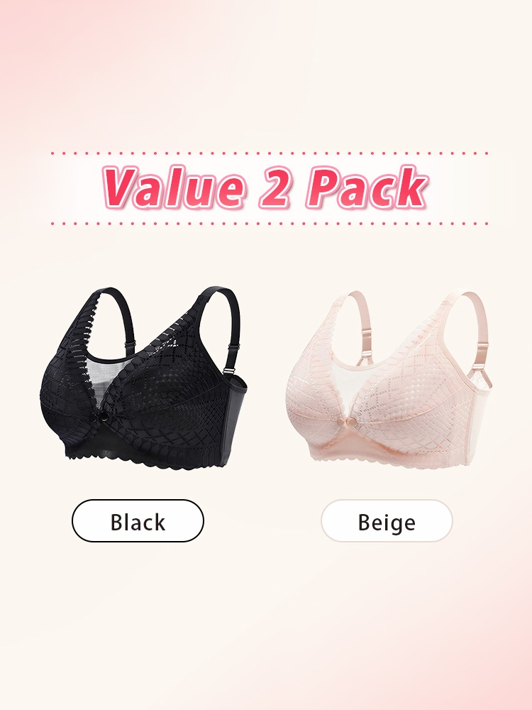 Soft Nursing Bra Front Closure For Easy Feeding, Pre- & Post-natal Usable & Anti-sagging Boost VEIMIA