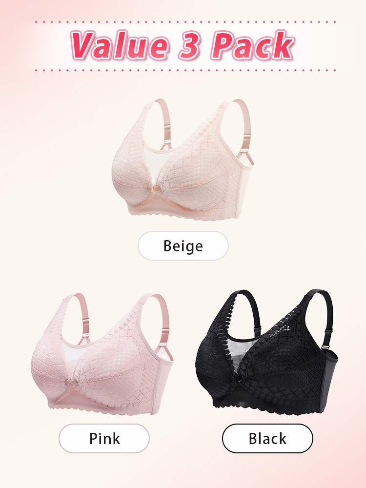 Soft Nursing Bras Front Closure For Easy Feeding, Pre- & Post-natal Usable & Anti-sagging Support VEIMIA