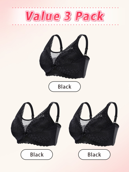 Soft Nursing Bra Front Fasteners For Easy Nursing, Pre- & Post-natal Usable & Anti-sagging Support VEIMIA