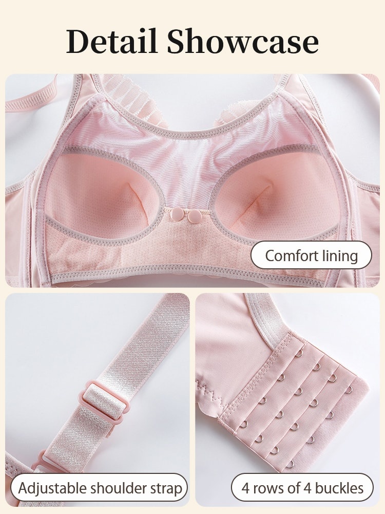 Soft Nursing Bra Front Closures For Easy Nursing, Pre- & Post-natal Usable & Anti-sagging Boost VEIMIA
