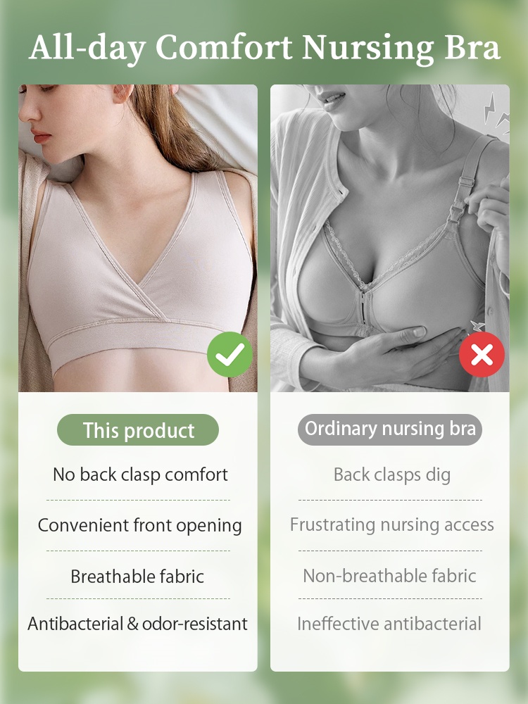 Comparison of clasp-free breathable nursing bra versus ordinary nursing bra - VEIMIA
