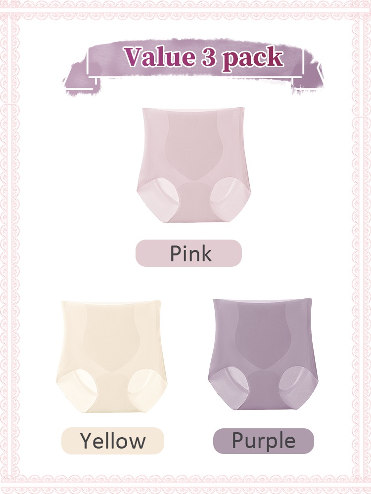 Breathable 3D Seamless Panties High-Waisted: Smooths Tummy & Lifts Glutes Comfortably VEIMIA​