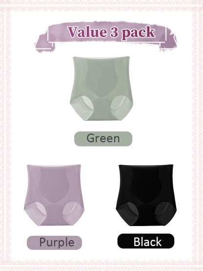 3D Contour Comfort: High-Waisted Seamless Panties for Sensitive Skin in Tropical Climates VEIMIA