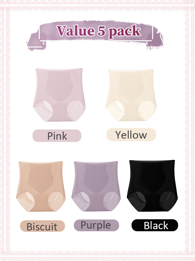 Monsoon-Ready Panties: High-Waisted Seamless, Non-Constricting & Sensitive-Skin VEIMIA​ 