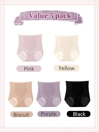 Monsoon-Ready Panties: High-Waisted Seamless, Non-Constricting & Sensitive-Skin VEIMIA​ 