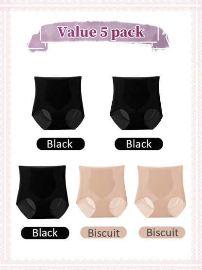 No-Roll Waist Seamless Panties High-Waisted: 3D Lift & Breathable for Sensitive Skin VEIMIA