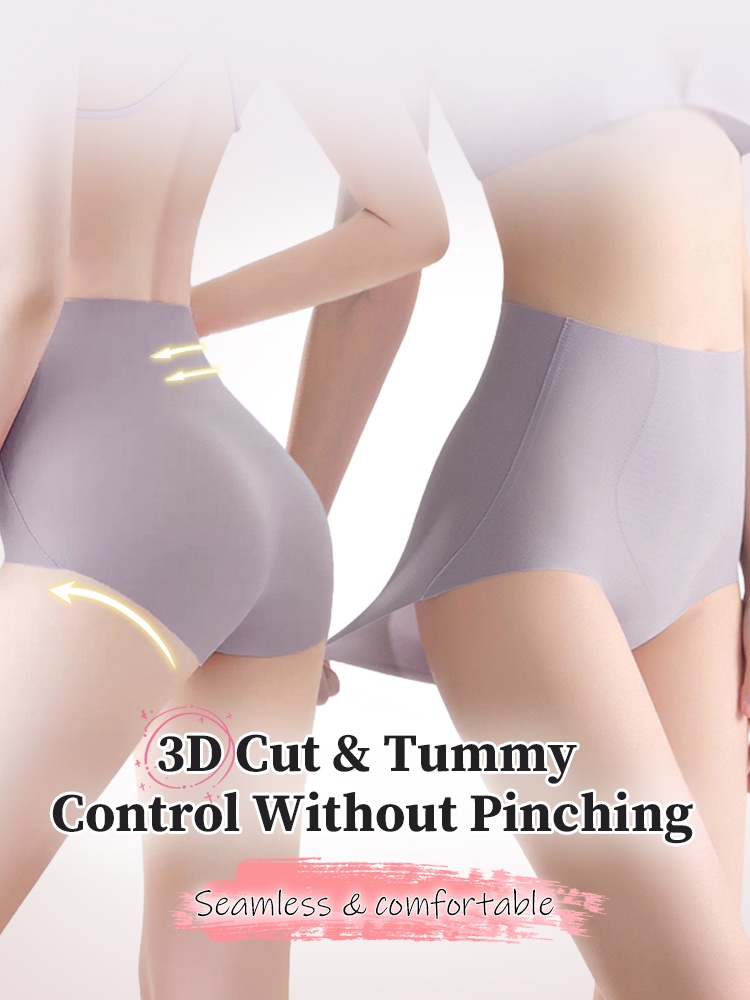 Singapore Heat Solution: High-Waisted Seamless Panties, 3D Control & Ultra-Soft Fabric VEIMIA