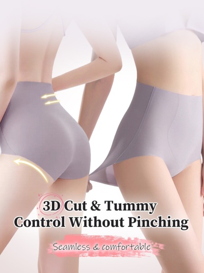 Singapore Heat Solution: High-Waisted Seamless Panties, 3D Control & Ultra-Soft Fabric VEIMIA
