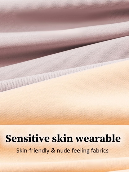 Breathable High-Waisted Panties: Seamless Zero-Roll Waist, Perfect Under Bodycon Dresses VEIMIA​ 