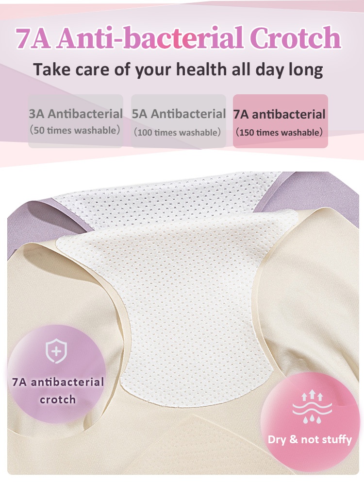 3D Sculpt Seamless Panties High-Waisted: Invisible & Non-Tight for Sensitive Skin VEIMIA
