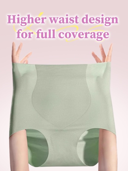 High-Waisted Sensitive-Skin Panties: Breathable Seamless Design, 3D Shaping Technology VEIMIA