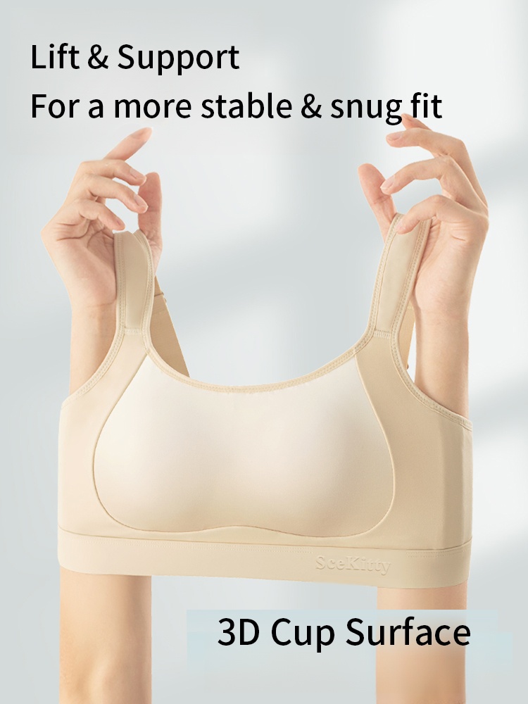 Sports Minimizer Bra: Ultra-thin For Visual Slimming, Anti-wobbles Motion Control Support, Lift & Sag Prevention VEIMIA