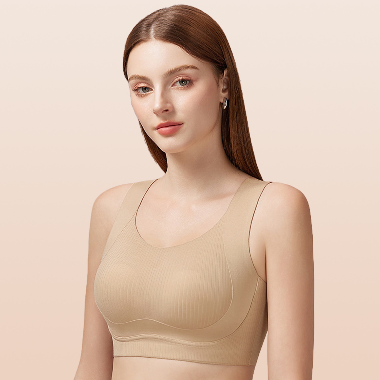 {"default":"Comfortable wireless cami bra no buckles Veimia"}
