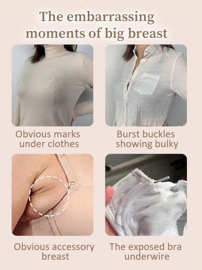 Ultra-Soft Minimizer Nursing Bra No Buckles Comfortable Cami Slimming VEIMIA​