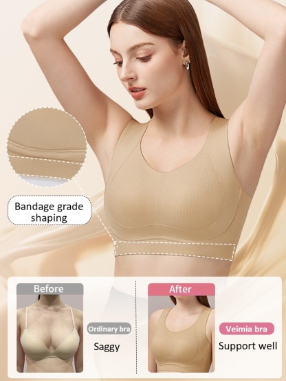 No-Buckle Minimizer Cami Bra Breathable Slimming Comfort Sensitive Skin VEIMIA