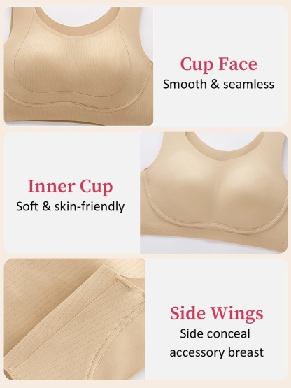 Minimizer Cami Bra Slimming Comfort No Buckles Back Pain Relief VEIMIA