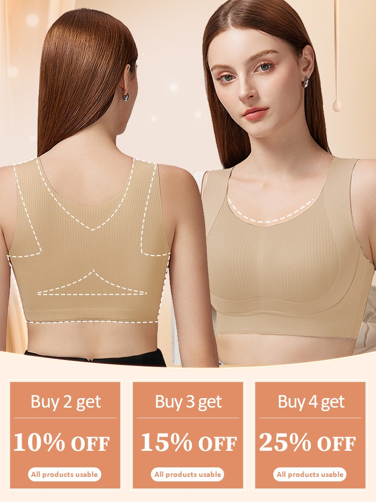 ​Minimizer Bra Slimming Cami No Buckles Breathable Singapore Commute VEIMIA