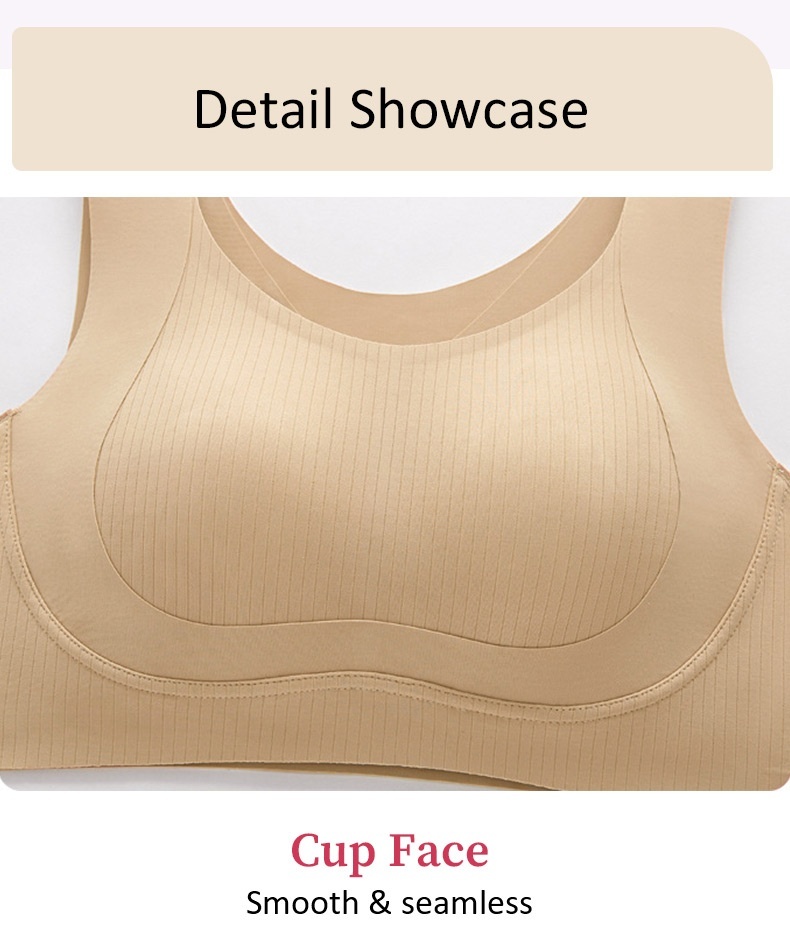 Minimizer Bra Comfort Cami No Buckles Slimming Side Smoothing VEIMIA