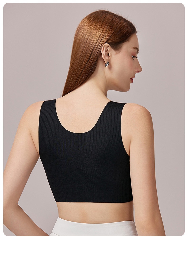 Minimizer Bra Tank Top Slimming Comfort No Buckles Breathable Mesh VEIMIA