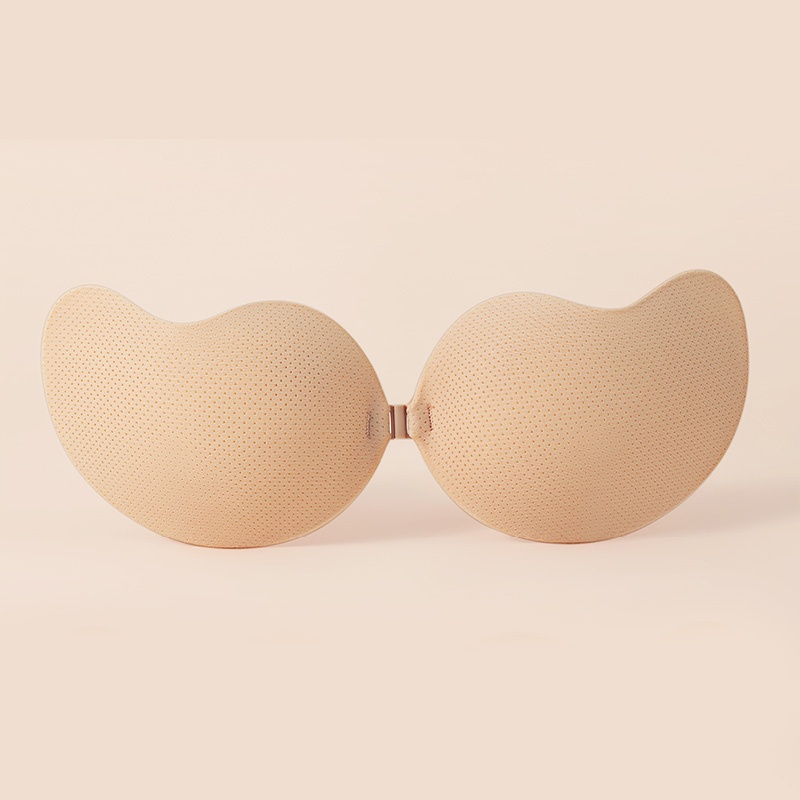 Front Buckle Invisible Stick On Bra Natural Adhesive Push Up Sticky Nipple Covers For Backless Dress VEIMIA