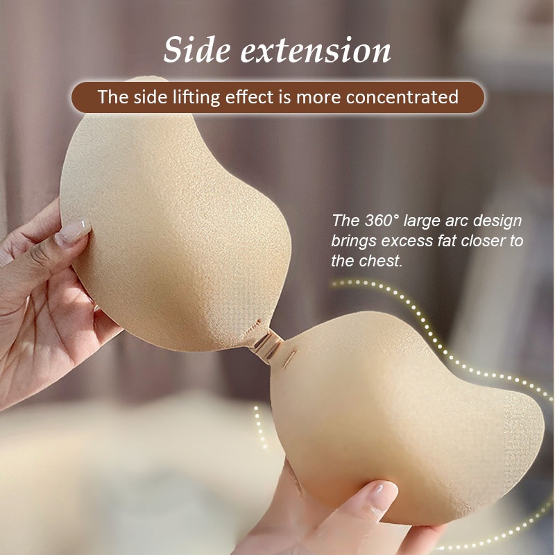 Invisible Stick On Bra Natural Adhesive Push Up Sticky Nipple Cover VEIMIA