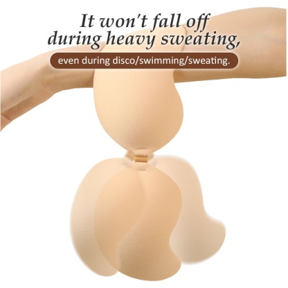 Invisible Stick On Bras Push Up Sticky Nipple Covers For Backless Dress VEIMIA