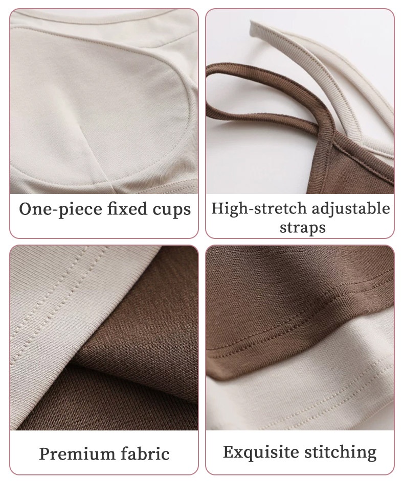 Streamlined Camisoles Smooth Underarm & Creates A Slimmer Silhouettes With Cool Bra-free Comfort VEIMIA