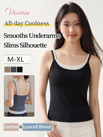 Streamlined Camisole Smooths Underarm & Creates A Slimmer Silhouette With Cool Bra-free Ease VEIMIA