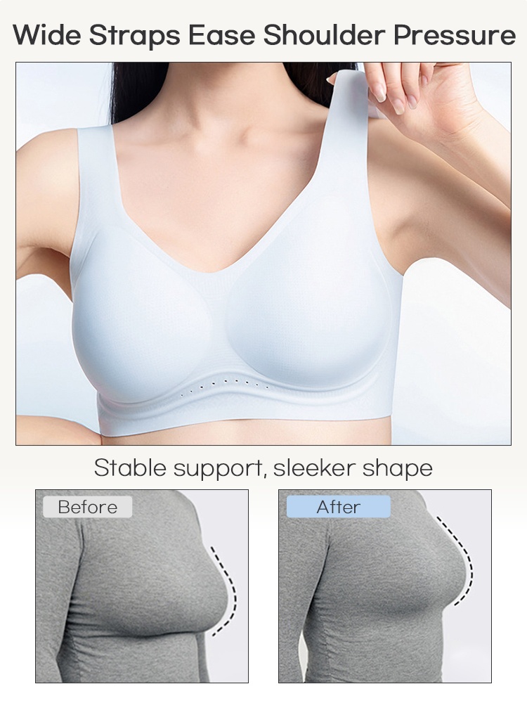 Feature graphic showing wide straps and lifting support comparison VEIMIA