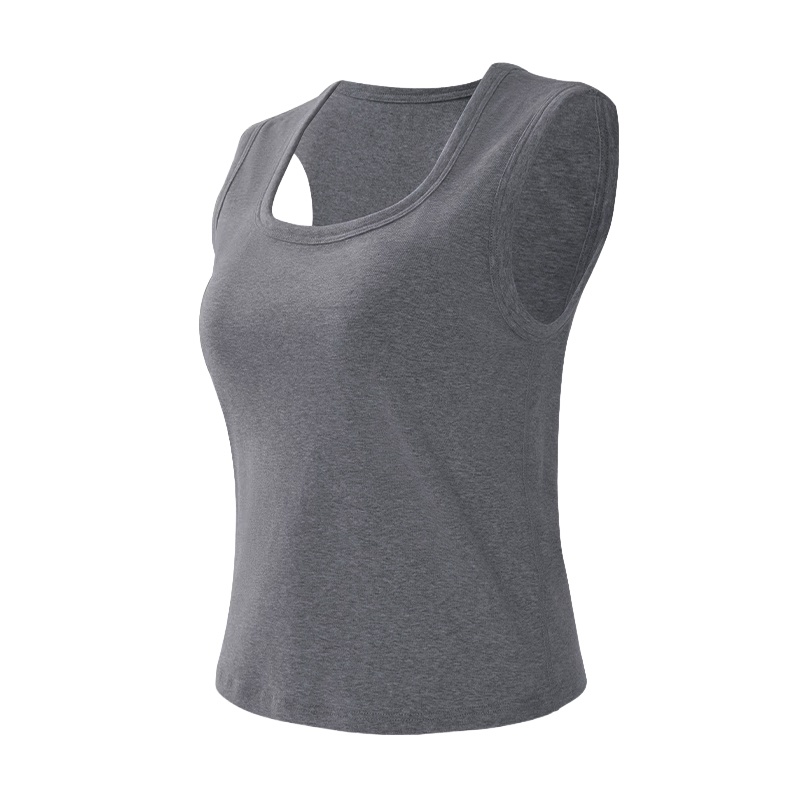 Modern Tank Tops - Higher Side Seam & Deep U-necklines With Wide Shoulder Straps Design VEIMIA