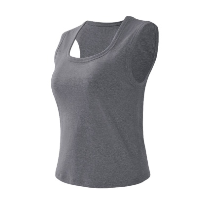 Modern Tank Tops - Higher Side Seam & Deep U-necklines With Wide Shoulder Straps Design VEIMIA