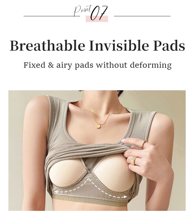 Trendy Tank Tops - Higher Side Seam & Deep U-necklines With Wide Shoulder Straps Design VEIMIA