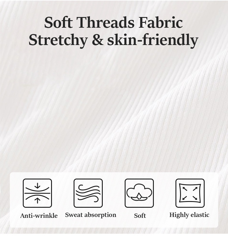Sleek Tank Top - Higher Side Seams & Deep U-necklines With Wide Shoulder Straps Design VEIMIA
