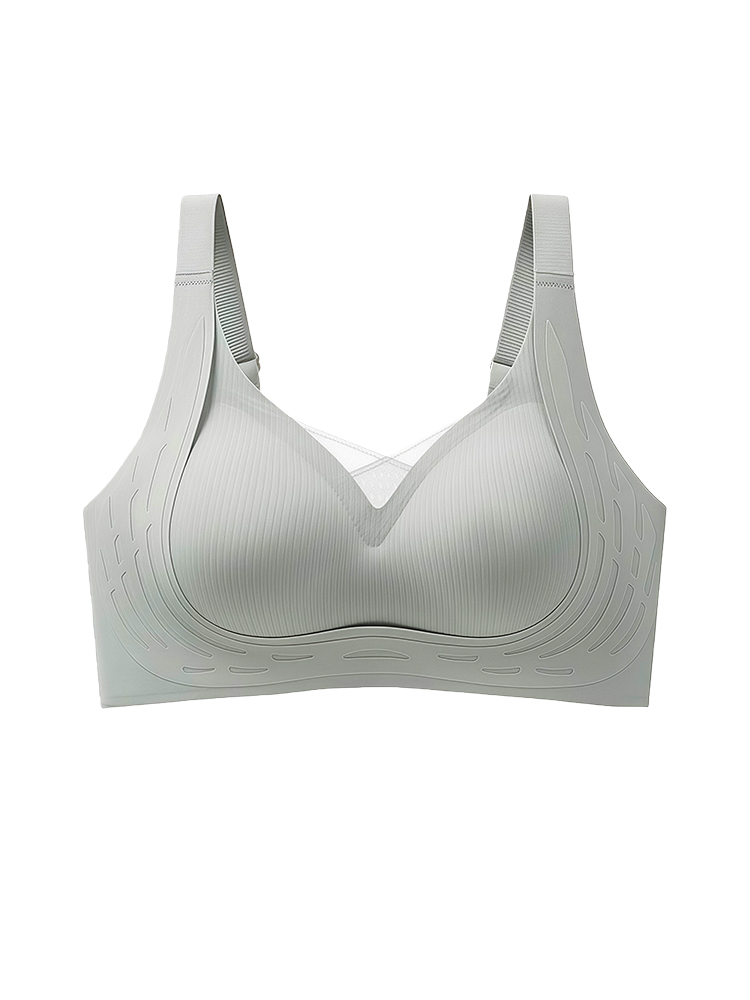 Supportive Anti-sagging Bra Comfortable Wireless Design & Naturally ​​Lifts​​ The ​​Chest​​ VEIMIA