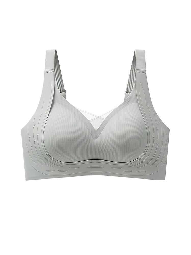 Supportive Anti-sagging Bra Comfortable Wireless Design & Naturally ​​Lifts​​ The ​​Chest​​ VEIMIA