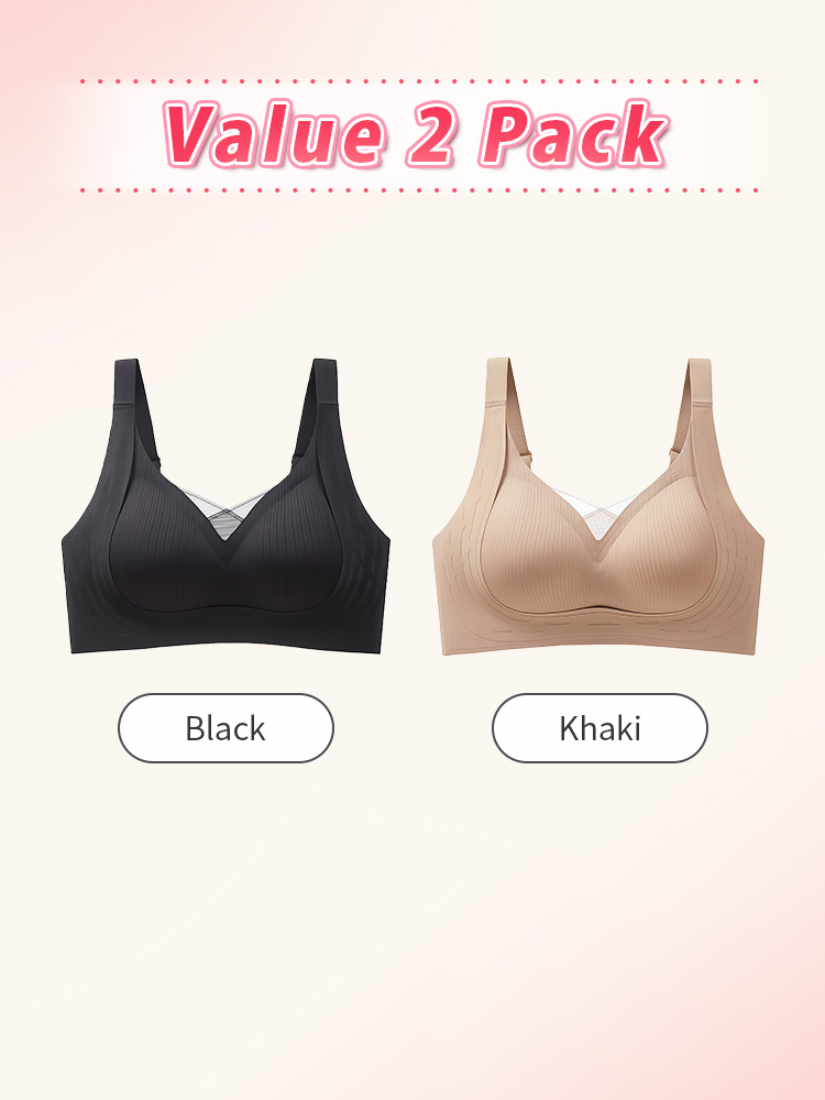 Supportive Anti-sagging ​​Bras​​ Comfortable Wireless ​​Designs​​ & Naturally Lift The ​​Chest​​ VEIMIA