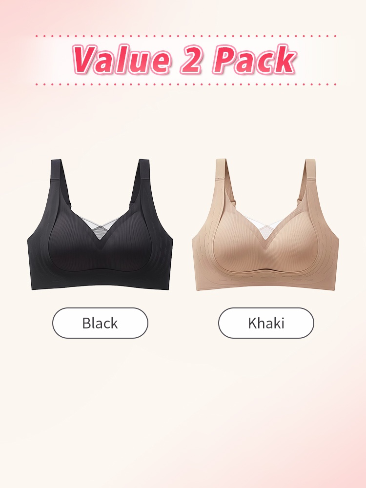 Supportive Anti-sagging ​​Bras​​ Comfortable Wireless ​​Designs​​ & Naturally Lift The ​​Chest​​ VEIMIA