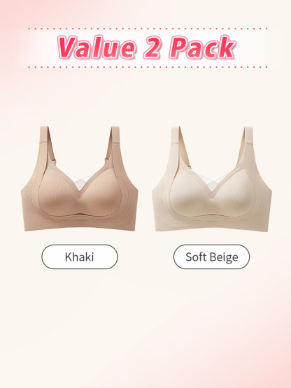 Supportive Anti-sagging ​​Bras​​ Comfortable Wireless Design & Naturally ​​Lifts​​ The ​​Chest​​ VEIMIA