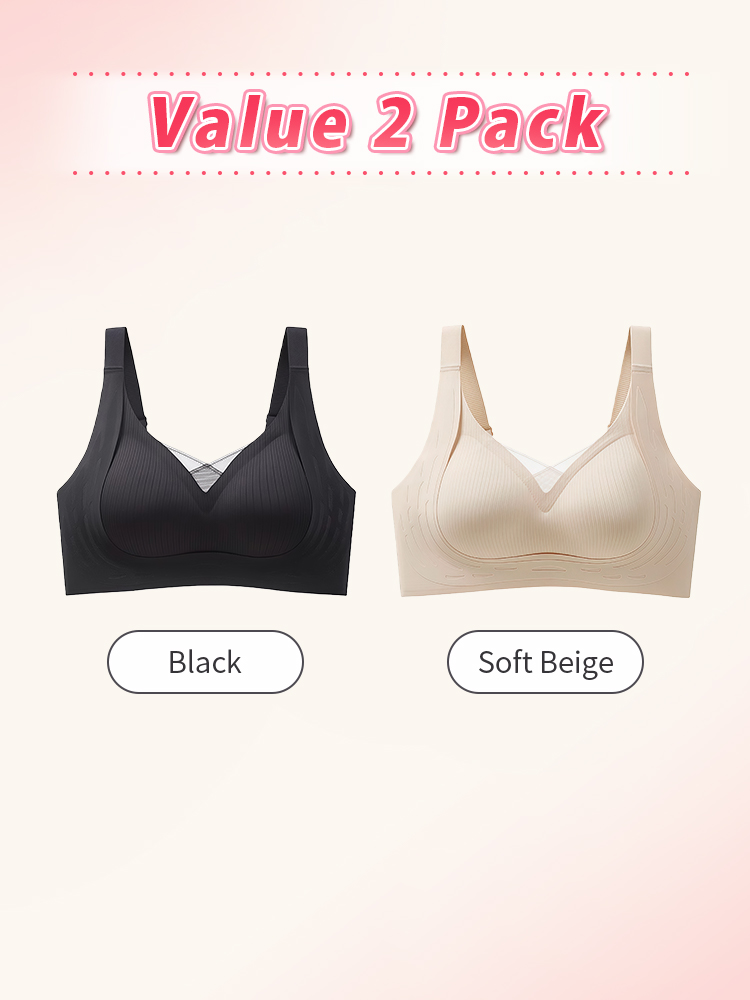 Supportive Anti-sagging ​​Bras​​ Comfortable Wireless ​​Designs​​ & Naturally Lift The ​​Chest​​ VEIMIA